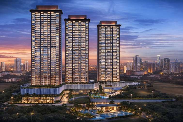 Very tall residential tower with many windows