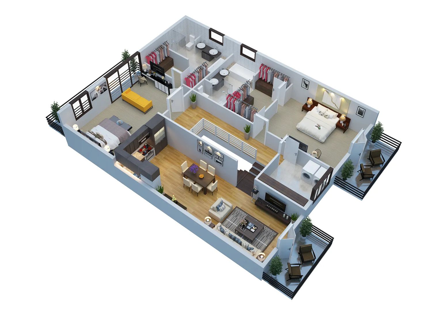 2.5 BHK Floor Plan