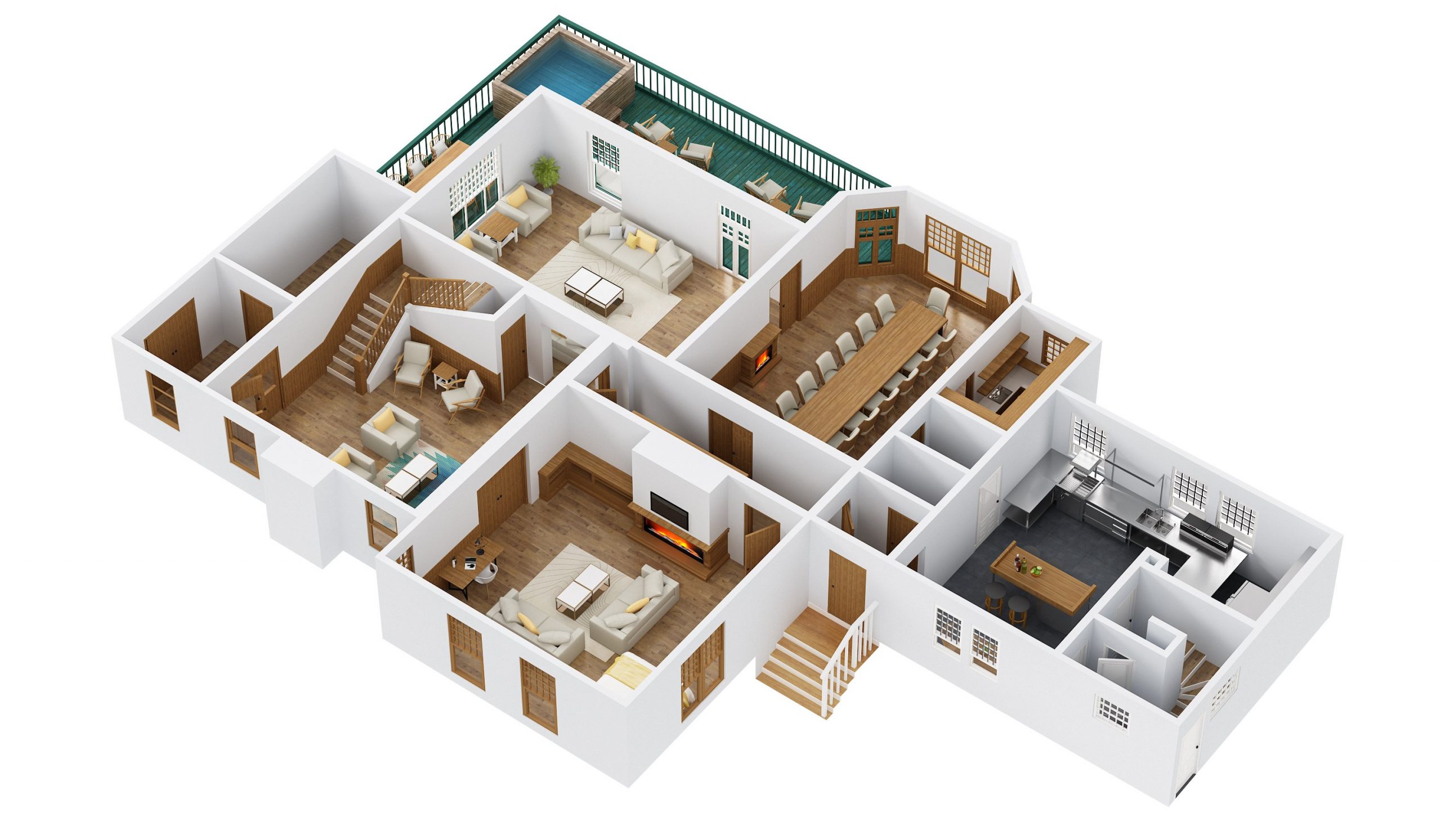 2 BHK Floor Plan