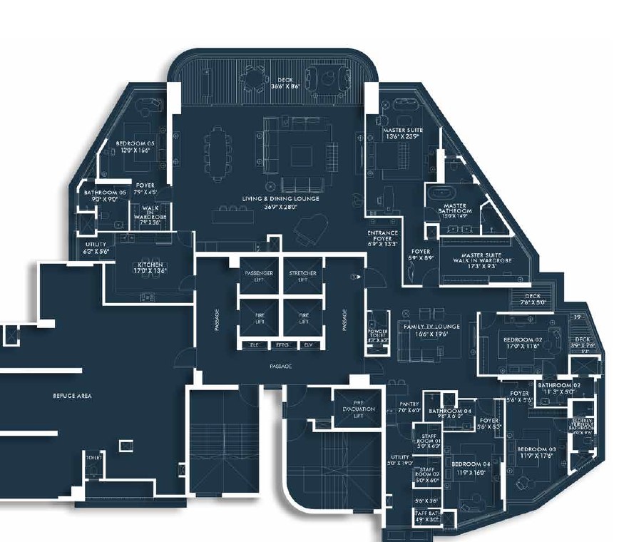 refuge floor plan