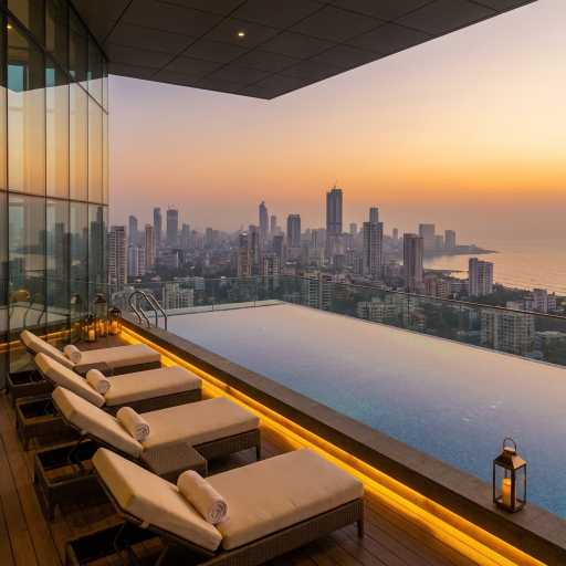 Rooftop Amenities - Infinity Pool