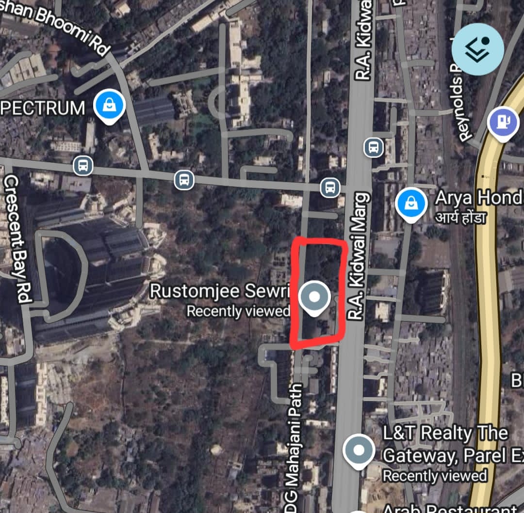 Rustomjee Sewree Location Map