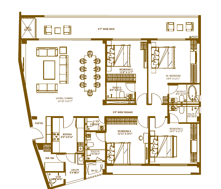 3.5 BHK