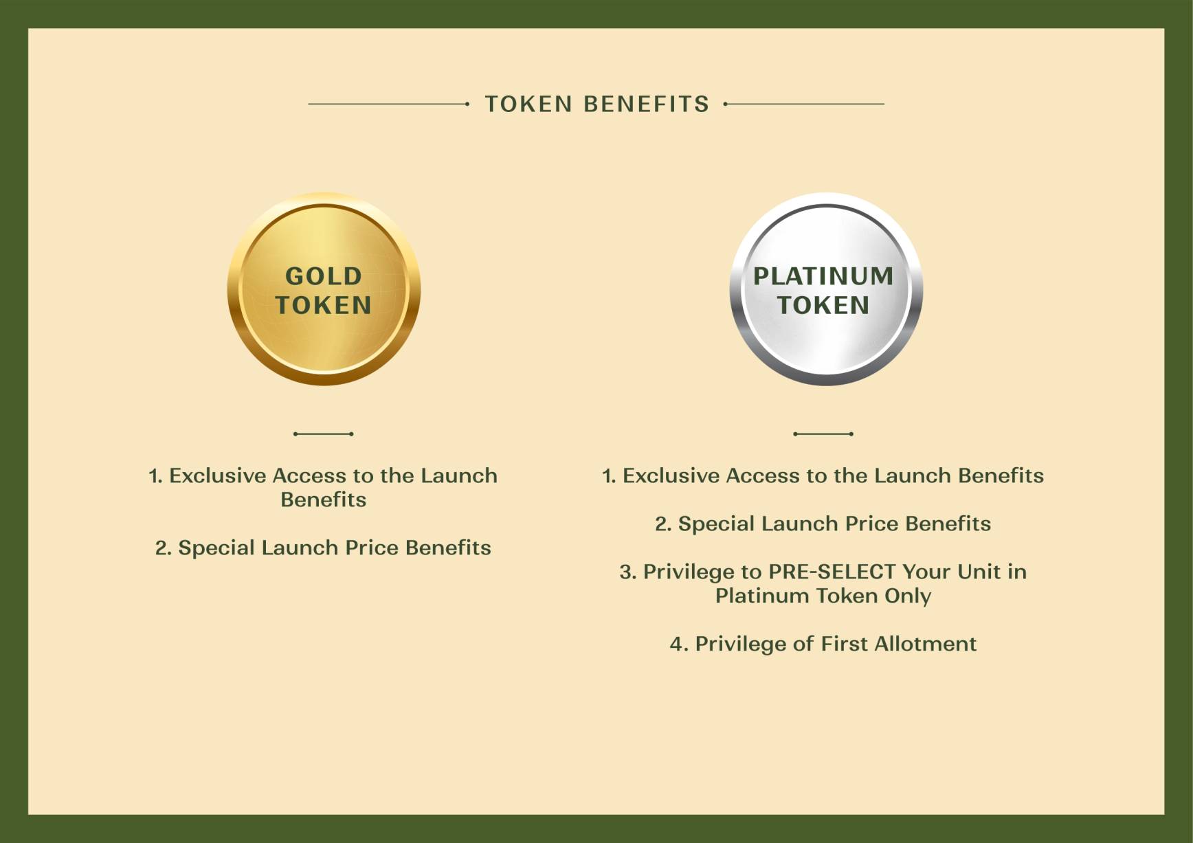 Tokens Benefits