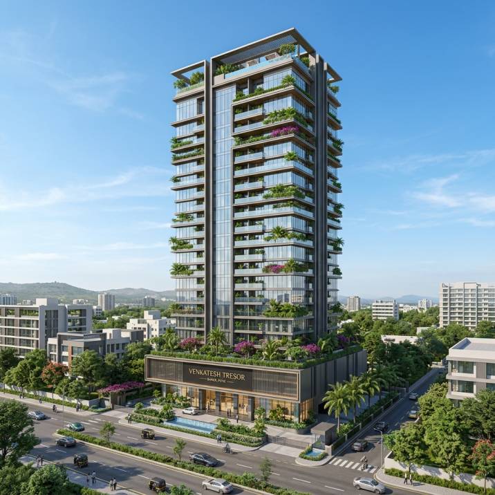 Venkatesh Tresor Grand Elevation Facade