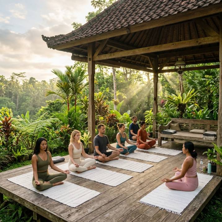 Serene Yoga and Meditation Deck