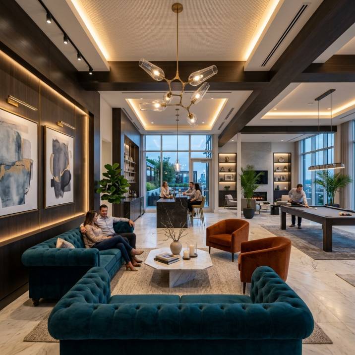 Premium Clubhouse Lounge