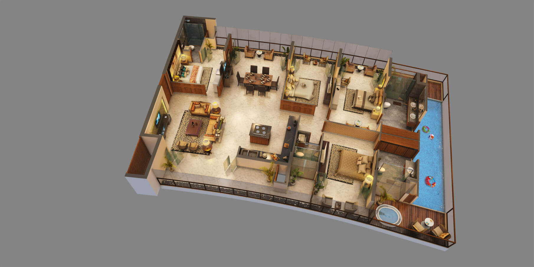 2 BHK Floor Plan 2